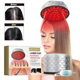 Regeneración del cabello Reparación de daños Cabello antiencrespado Mensaje del cuero cabelludo Gorra láser