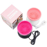 Makeup Brush Cleaner Machine - Electric Make up Brushes Cleaner Cleanser Tool for All Size Beauty Foundation Concealer Contour Eyeshadow Brush Silicone Makeup Cleaning Machine Solution