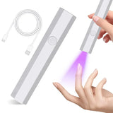 Light for Nails: Handheld Gel X Lamp for Gel Nails Flash Cure Lamp for Gel Nails LED Nail Lamp Portable Mini Nail Dryer Gel Polish Nail Glue Gel USB Flashlight Home DIY Manicure Nail Art Nail Lamp Mini Flashlight Pen