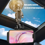 Suction Cup Holder Phone Mount Car 360° Rotating,Universal Ball Head Arm for Phone Car Holder Video Recording Vlog Ballhead Magic Arm Cell Phone for Car Dashboard Windshield Vehicle Sunroof (Black)