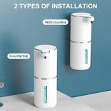 Automatic 80ml USB Rechargeable Electric 4 Level Foaming Soap Dispenser 3 Adjustable Foam Soap Dispenser