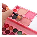 33 Colors Makeup Set with Mirror  (Eye Shadow,Powder, Blush,Lipstick ) for Beginners