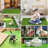 Artificial Grass Dog Pee Pad Professional Dog Potty Training Rug Dog Grass Mat with Drainage Holes Pet Indoor Outdoor Flooring  Professional Dog Grass Mat