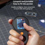 200w Pixel,500X Magnification Digital Handheld Microscope Magnifier Portable Magnifying Glass Macro Digital Microscope Fixed Focus, 2.0 inch Color Screen, Built-in 8LEDs, Rechargeable Battery, Compatible with, Windows, Mac OS