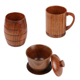 Wooden Big Belly Cups Handmade Jujube Wood Handle Cups Beer Tea Coffee Milk Water Cup Kitchen Bar Drinkware for Kitchen Bar 1PC