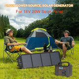 100W 24000mAh Portable Power Station 220V/110V Power Bank 76.8Wh Solar Power Generator LiFePO4 Outdoor Energy For Camping Travel