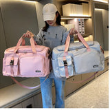 Sports Gym Bag Travel Dry Wet Handbags For Women Female Swimming Shoulder Crossbody Fitness Outdoor Travel Bag Weekender Duffel