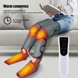 Hailicare Leg Air Massager for Circulation and Relaxation Foot and Calf Massage with Handheld Controller 3 Intensities 2 Modes (with 2 Extensions)- FSA HSA Eligible