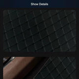 Car Floor Mats 4PCS Universal PU Leather Waterproof Auto Foot Pad Protector Carpet Front and Rear Mats Set Auto Accessories