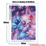 Kit de pintura de diamante con imagen de mosaico DIY 5D de princesa de dibujos animados de Disney