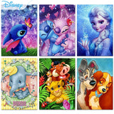 Disney Cartoon Princess 5D DIY Mosaic Picture Diamond Painting Kit