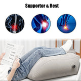 Wedge Pillow for Sleeping - Inflatable Leg Elevation Pillow for Swelling,Circulation,Leg & Back Pain Relief,Leg Support Polyvinyl Chloride Pillow for After Aurgery,Hip,Foot,Ankle Recovery