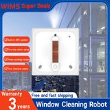 MORH M7 App Control Intelligent Cleaning Dual Water  Spray  Electric Window Cleaner, Intelligent Memory, High Vacuum Suction, Home Washing Window Wall Glass Robot, Winbot W1 Pro Window Cleaning Robot.