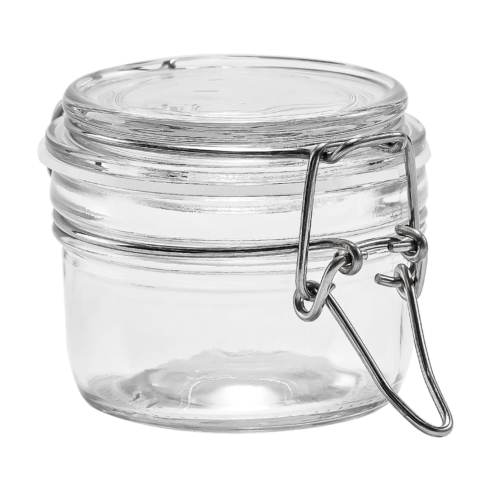 (2 pack) Mainstays Glass Airtight Food Storage Jar with Lid, Clear Cereal and Dry Food Storage Container for Kitchen Pantry Organization - Image 2