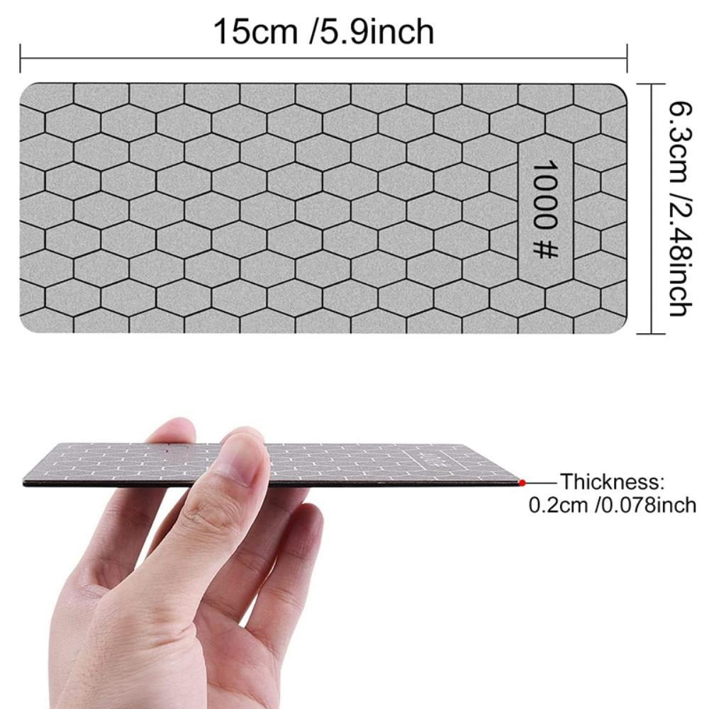 2Pcs Knife Sharpeners Whetstone Sharpening Stone , 400/1000 Grit, 5.9" x 2.48" - Image 5