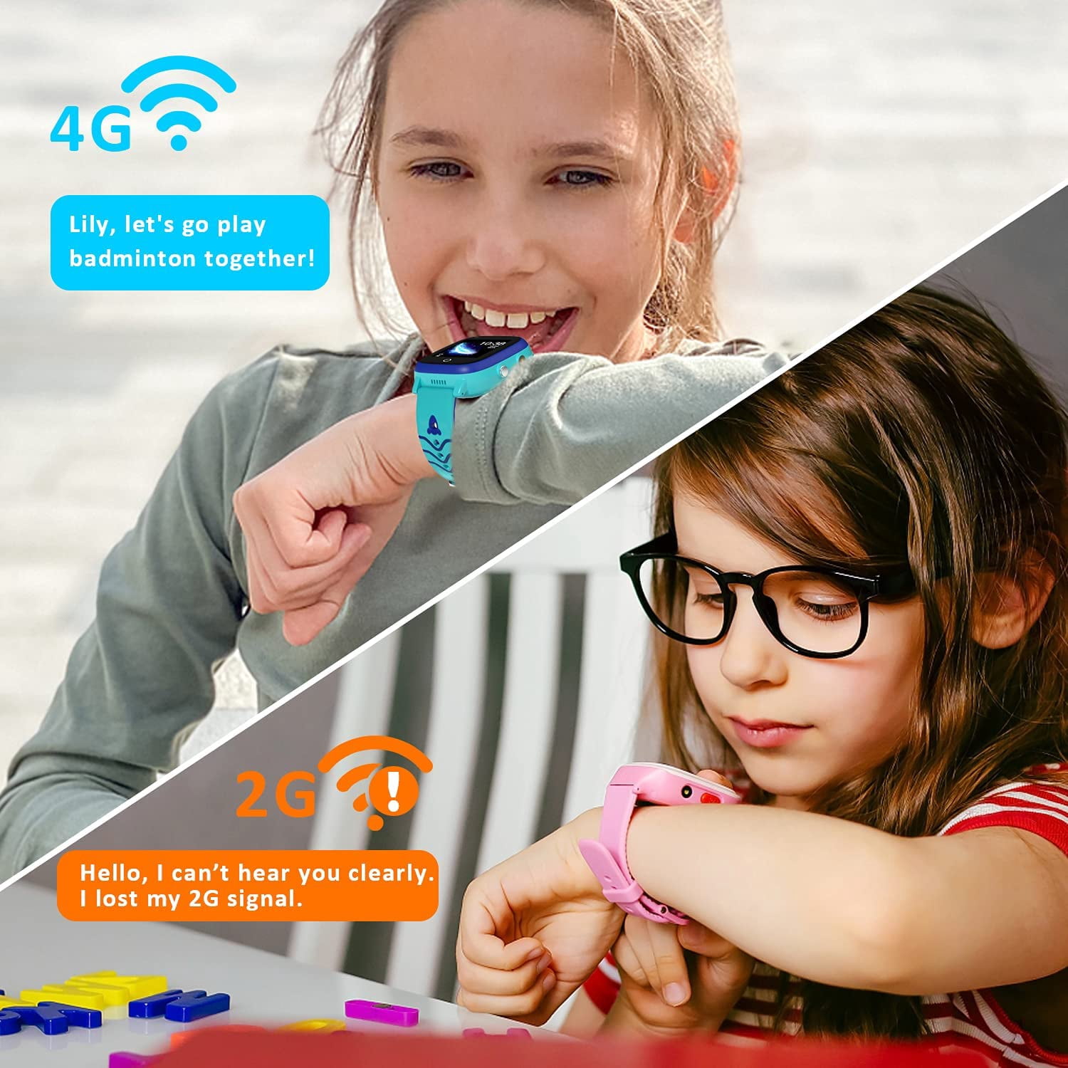 4G GPS Smart Watch, Girls Boys, IP67 Waterproof Sports Smart Watch, For Kids, With Camera WiFi Video Call Phone Call SOS Pedometer, Suitable For 3-14 Years Old - Image 5