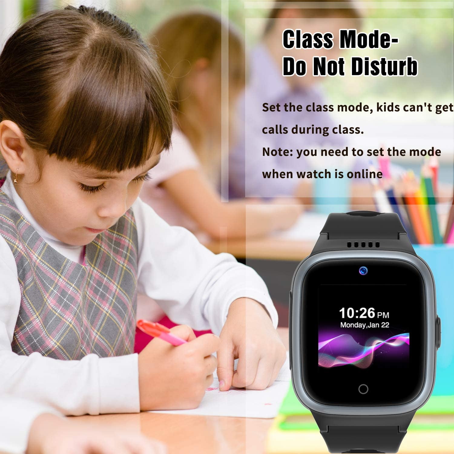 4G Smart Watch for Kids with WiFi GPS Tracker Video Chat SOS Camera Alarm Clock Anti-Lost Watch for Kids - Image 5