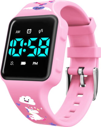 A ALPS Kids Potty Training Watch,Digital Watches with Alarm Clocks/Music and Vibration Reminder,Waterproof Watch for Kids Age 3-10