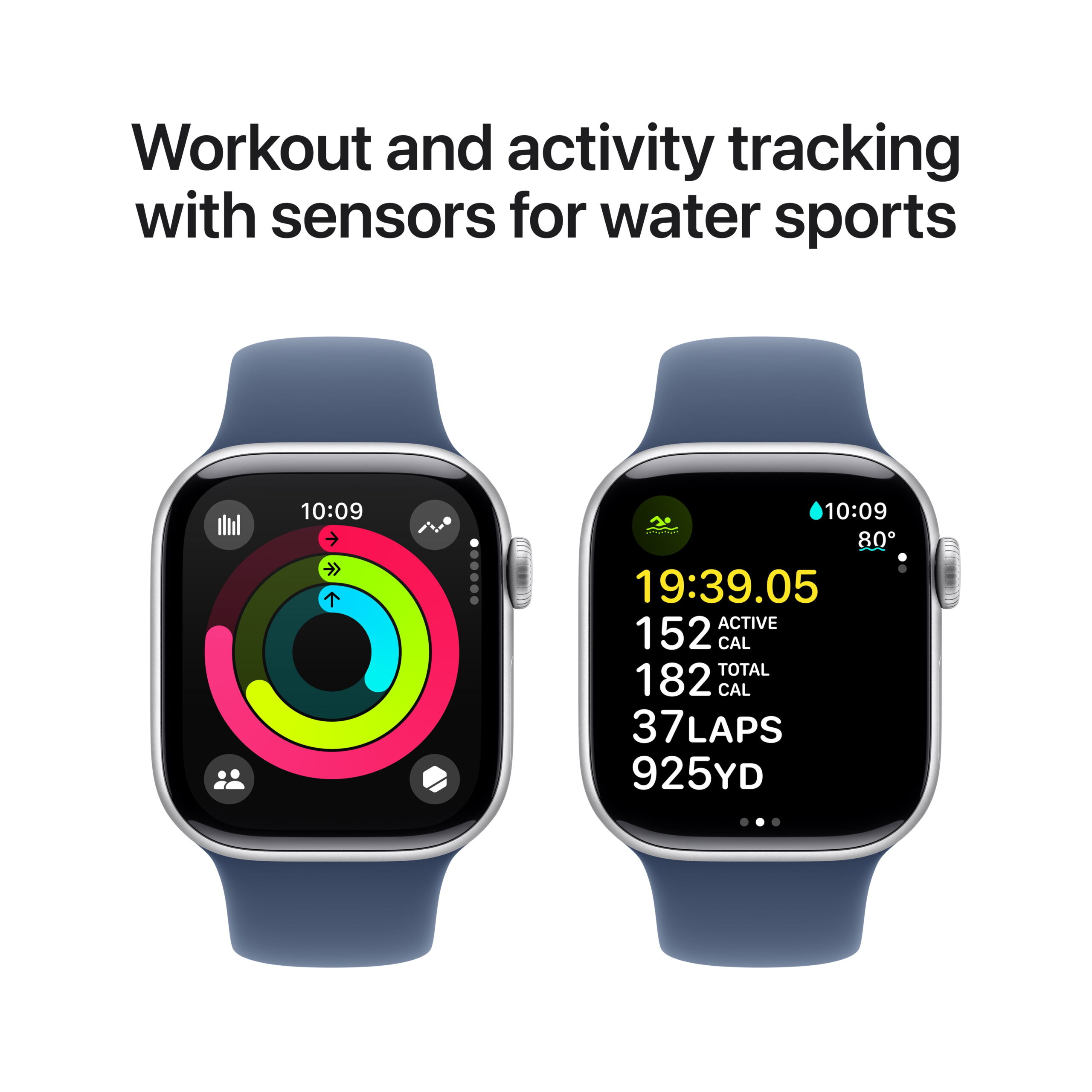 Apple Watch Series 10 Aluminum 46mm A3003 (GPS Only), iOS,Silver, 1, 1, 1 - Image 3