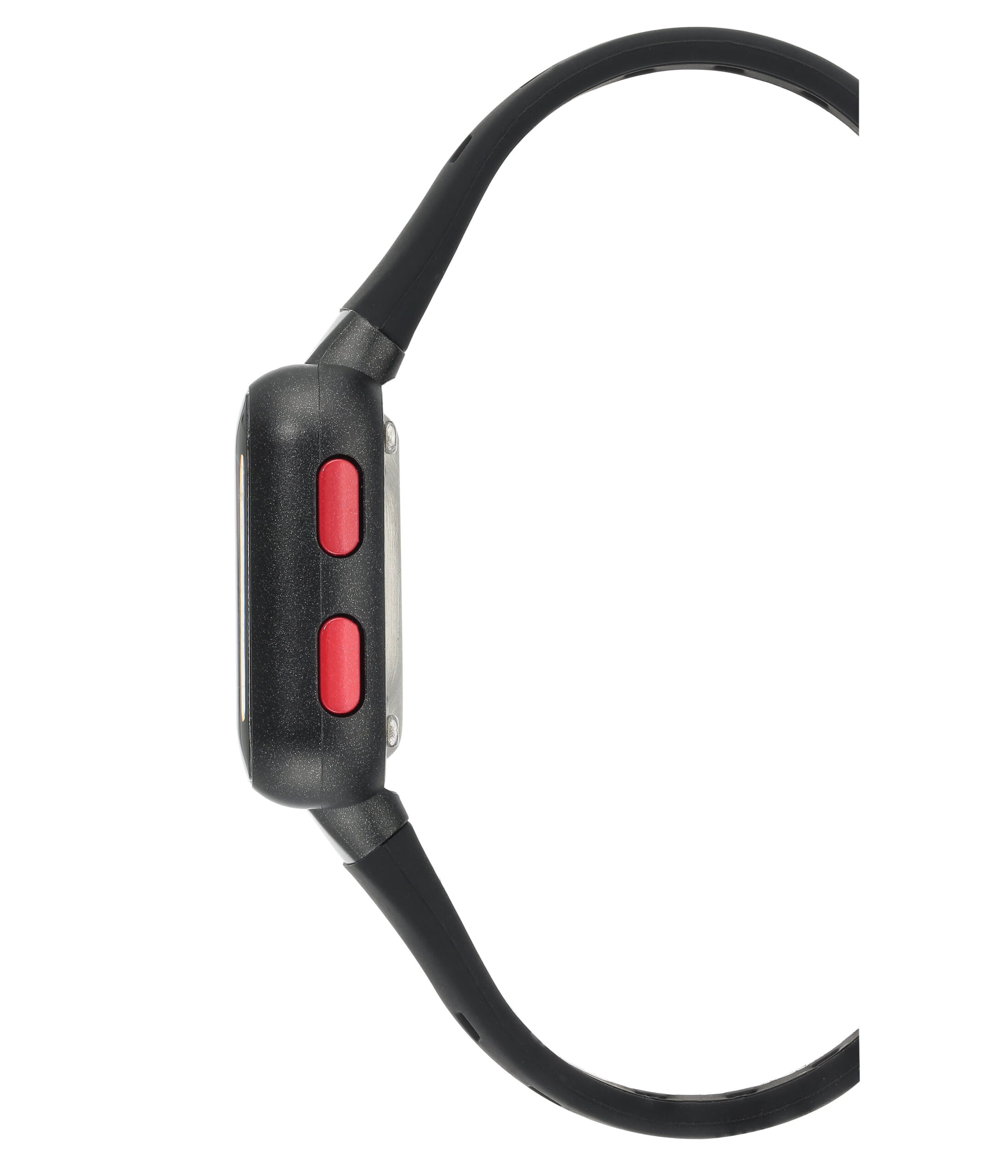 Armitron Unisex Adult Sport Wristwatch with Black Square Dial and Red Strap - Image 3