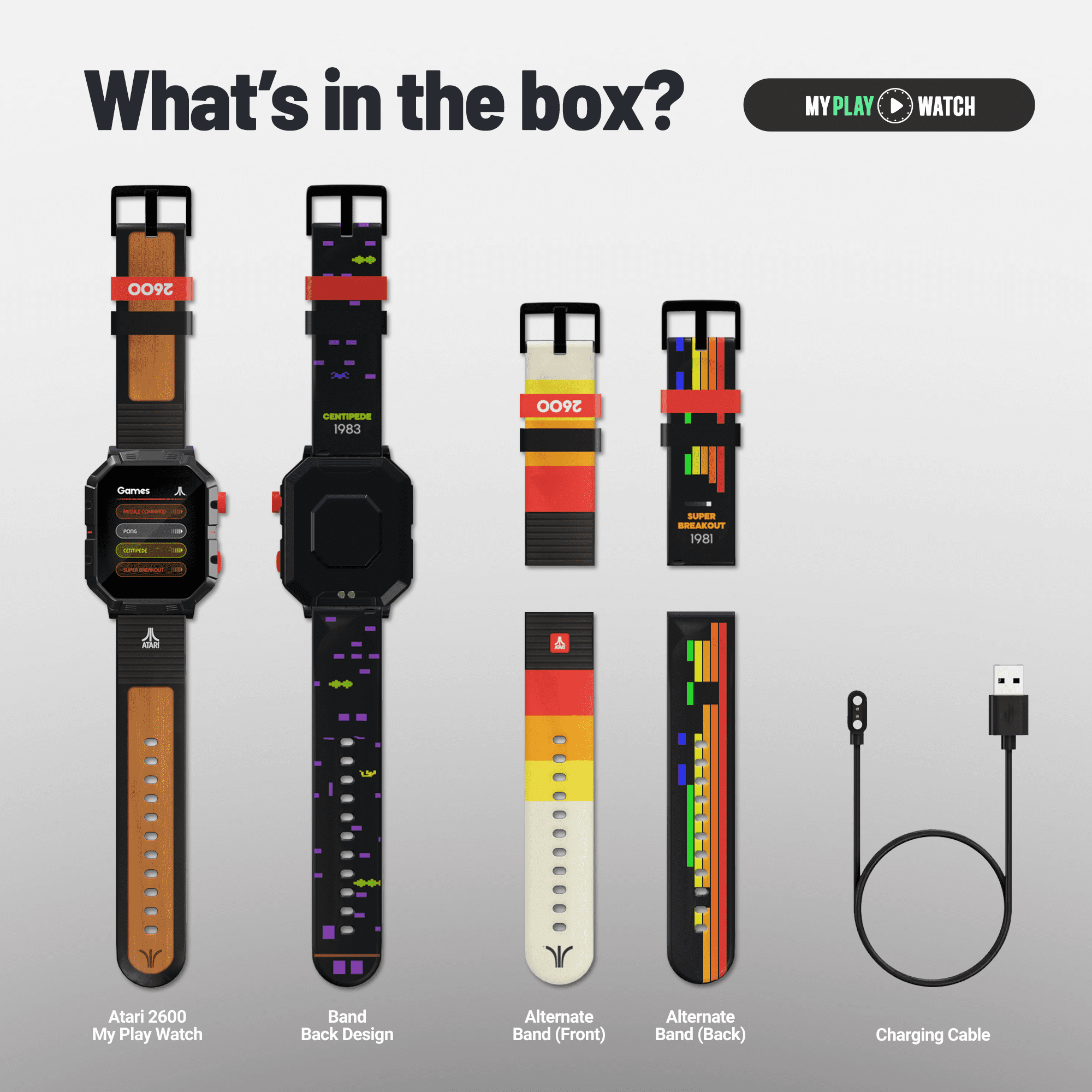 Atari 2600 My Play Watch – Retro Gaming Smartwatch - Image 4