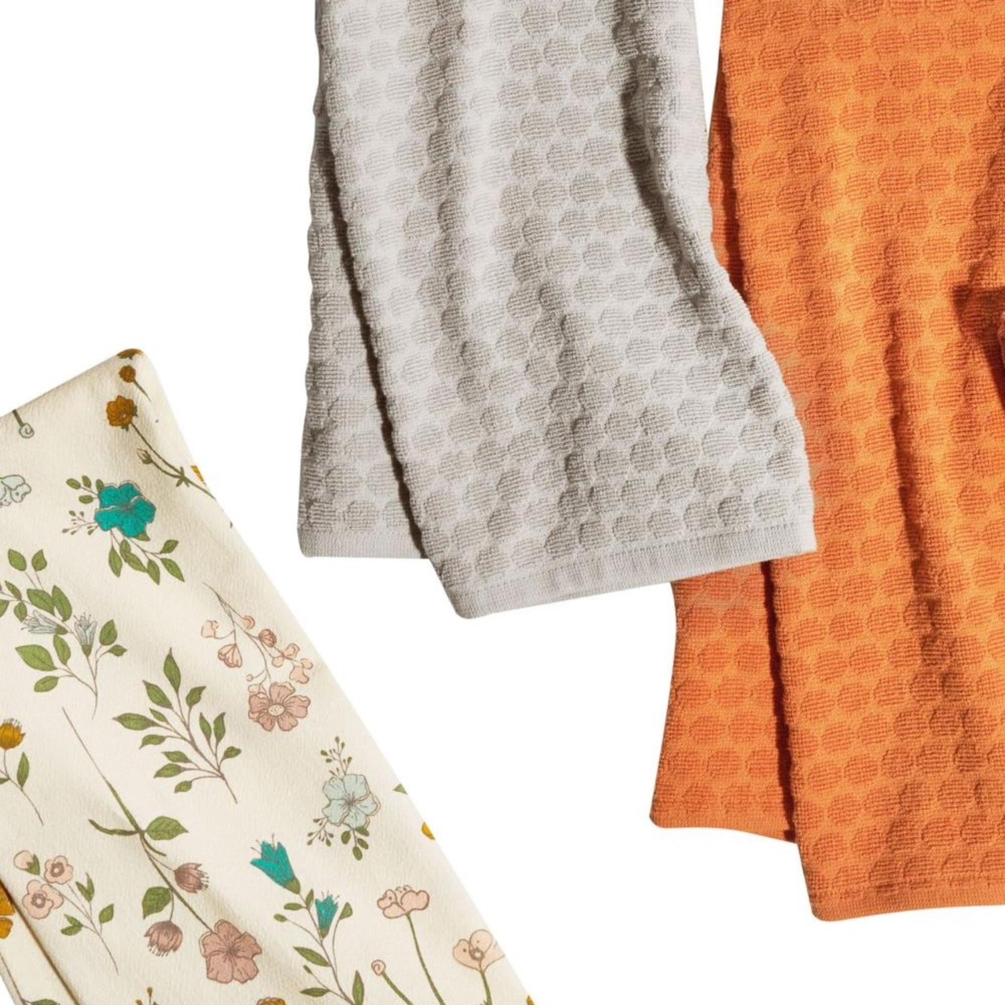 Beautiful Botanical 4-Piece Kitchen Towel Set by Drew Barrymore, Multiple, 30"W x 20"L - Image 4