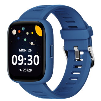 BIGGERFIVE Smart Watch for Kids, 1.8" Fitness Tracker Watch Pedometer, IP68 Waterproof, Sleep Monitor, Calorie Step Counter, 5 Puzzle Games with/Without APP for Girls Teens 5-16