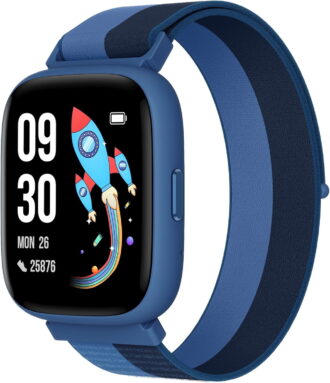 BIGGERFIVE Smart Watch for Kids, 1.8" Fitness Tracker Watch Pedometer, Sleep Monitor, IP68 Waterproof, Calorie Step Counter, Puzzle Game with/Without APP for Girls Teens 5-16,