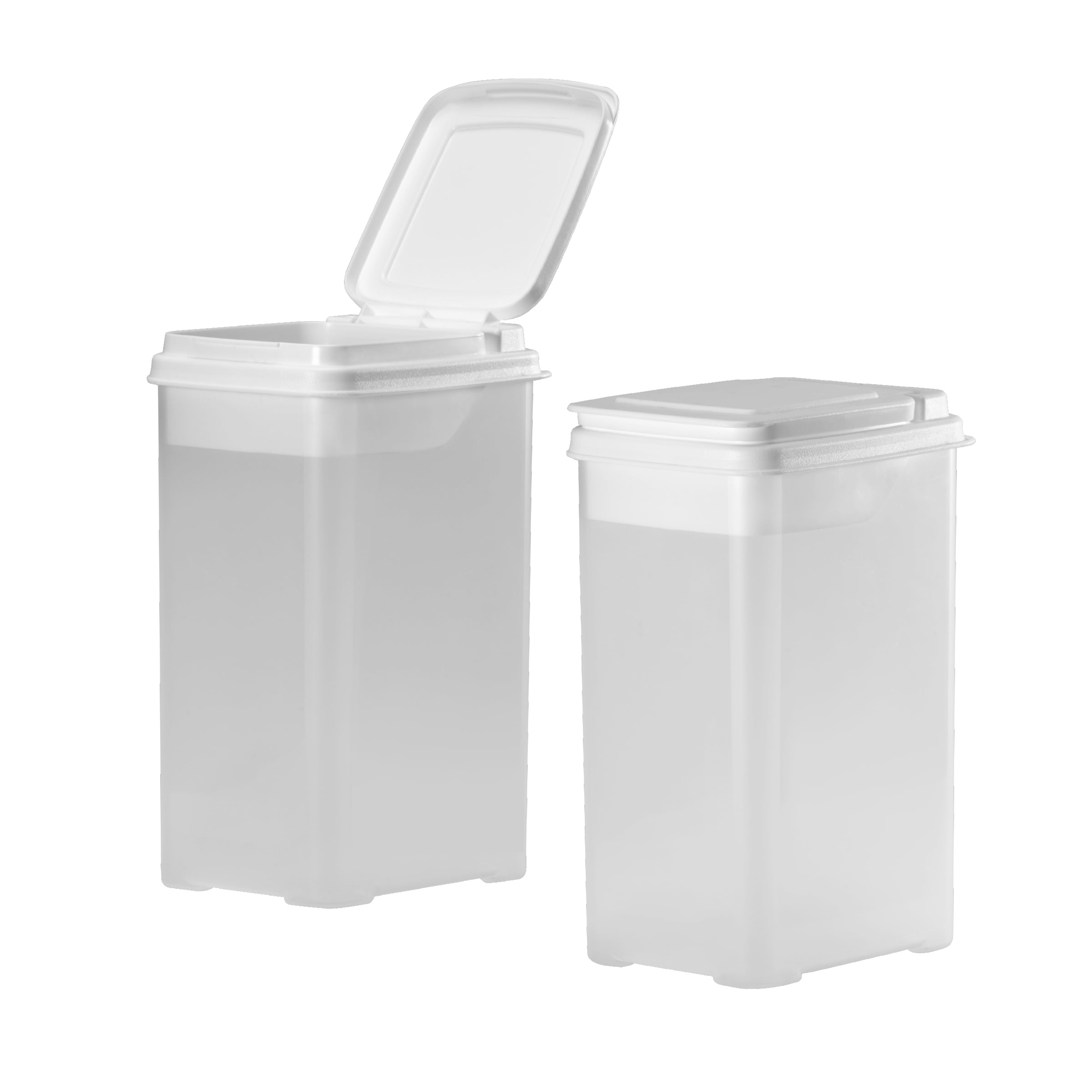 Buddeez 3.25 Quart Plastic Flour Containers with Scoops, Set of 2 - Image 3