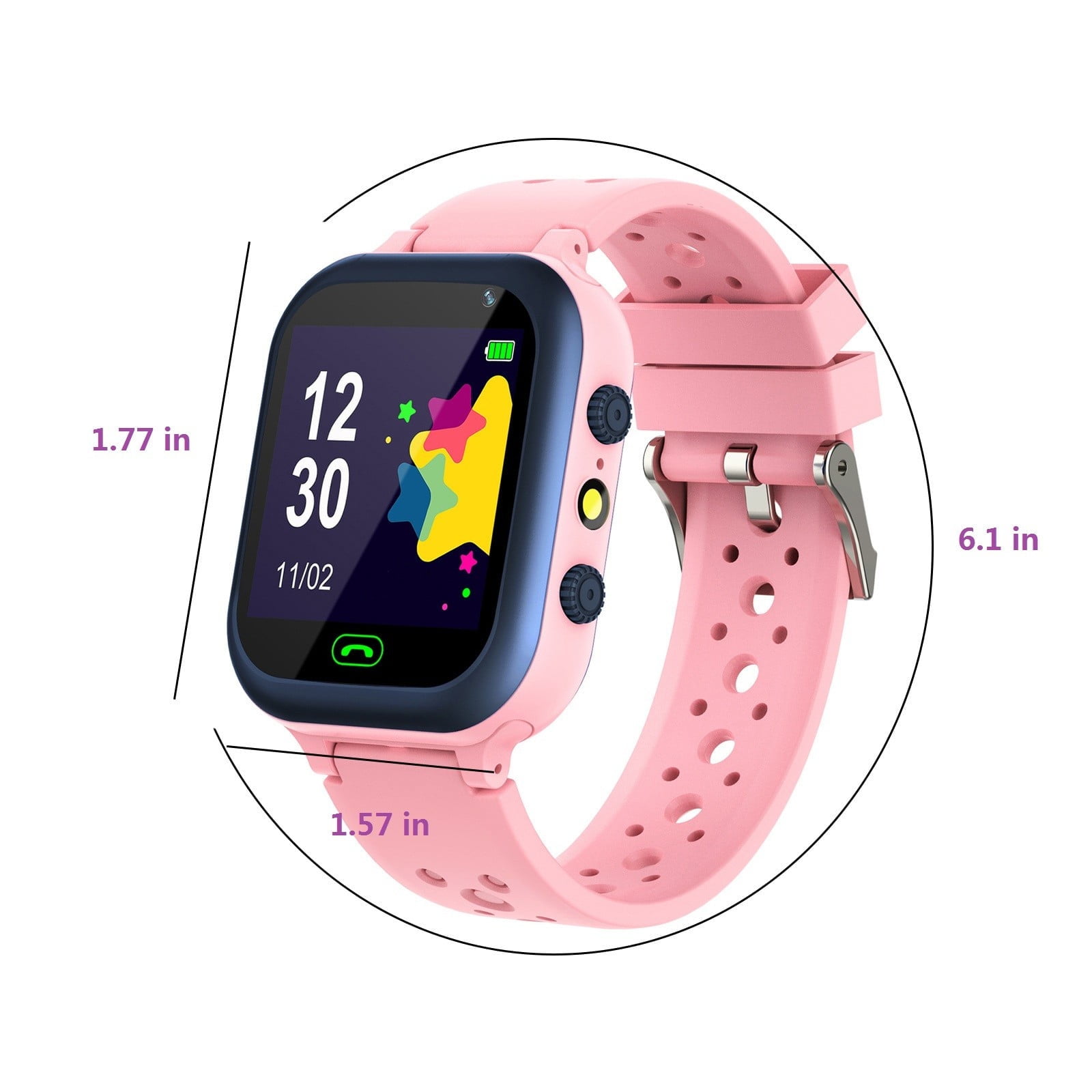 Kids Watch Kids Watch For Boys Girls 3-12 With Games Video Camera Player Call 12/24 Hour Clock Flashlight Calculator Touchscreen - Image 3