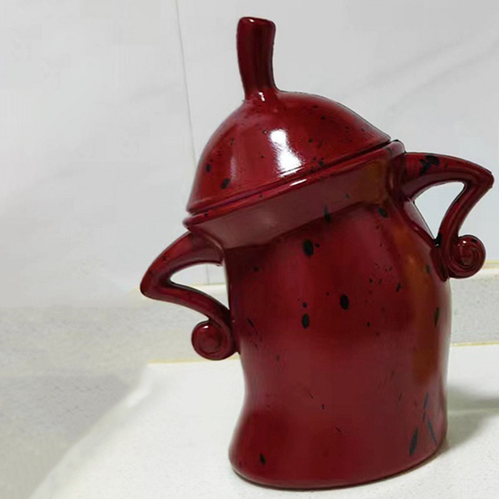 Canister with Attitude,Fun Airtight Kitchen Storage Canisters,Cute Food Storage Tank with Airtight Lid Red - Image 3