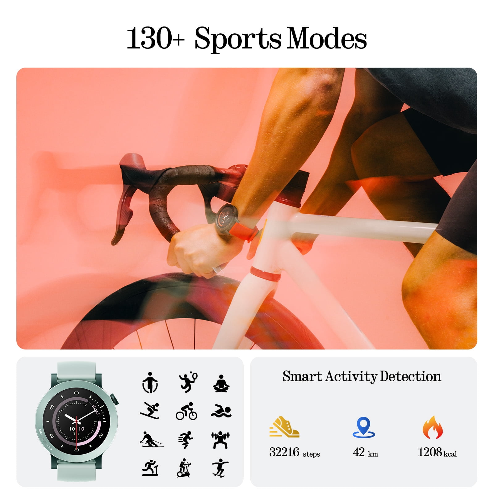 CMF BY Nothing Watch 3 Pro Smart Watch for Men Women, Bluetooth Calling, AI Energy Score, 13-Day Battery Life, Built-in Monitoring System, GPS, 130 Sport Modes, Android iOS, IP68 ,Dark Grey - Image 3