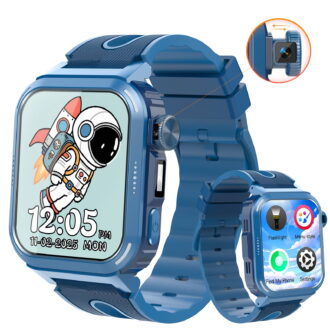Coucur Kids Smart Watch with Classroom Mode, 1.83 HD Touch Screen Smartwatch for Kids, Learn Cards, Camera, Music Player, 14 Puzzle Games, 100 Sports Modes, IP68 Waterproof, Best Gift for Kids