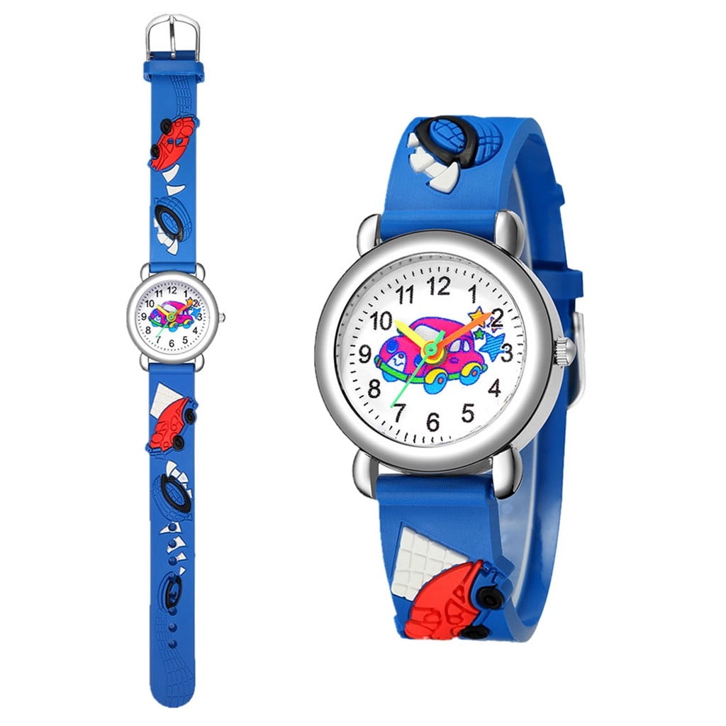 Cute Cartoon Pattern Watches Quartz Analog Wrist Watch Gift 10 Watch Touchscreen Watch Car Gaming Watch - Image 3