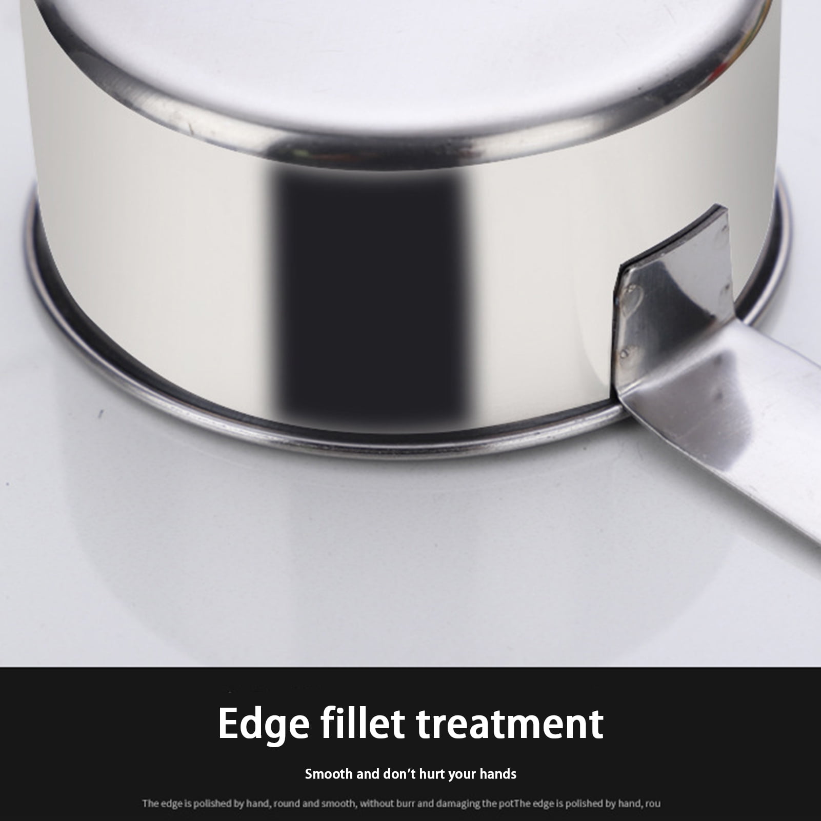 Delaman 5 Pieces Stainless Steel Measuring Cup Set Kitchen Cooking Tool Cooking - Image 5