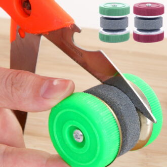Diamond Rod Sharpening Stone, Professional Knife Sharpener, 2 Sided, Non Slip Base, Kitchen Double Side Knife Tool