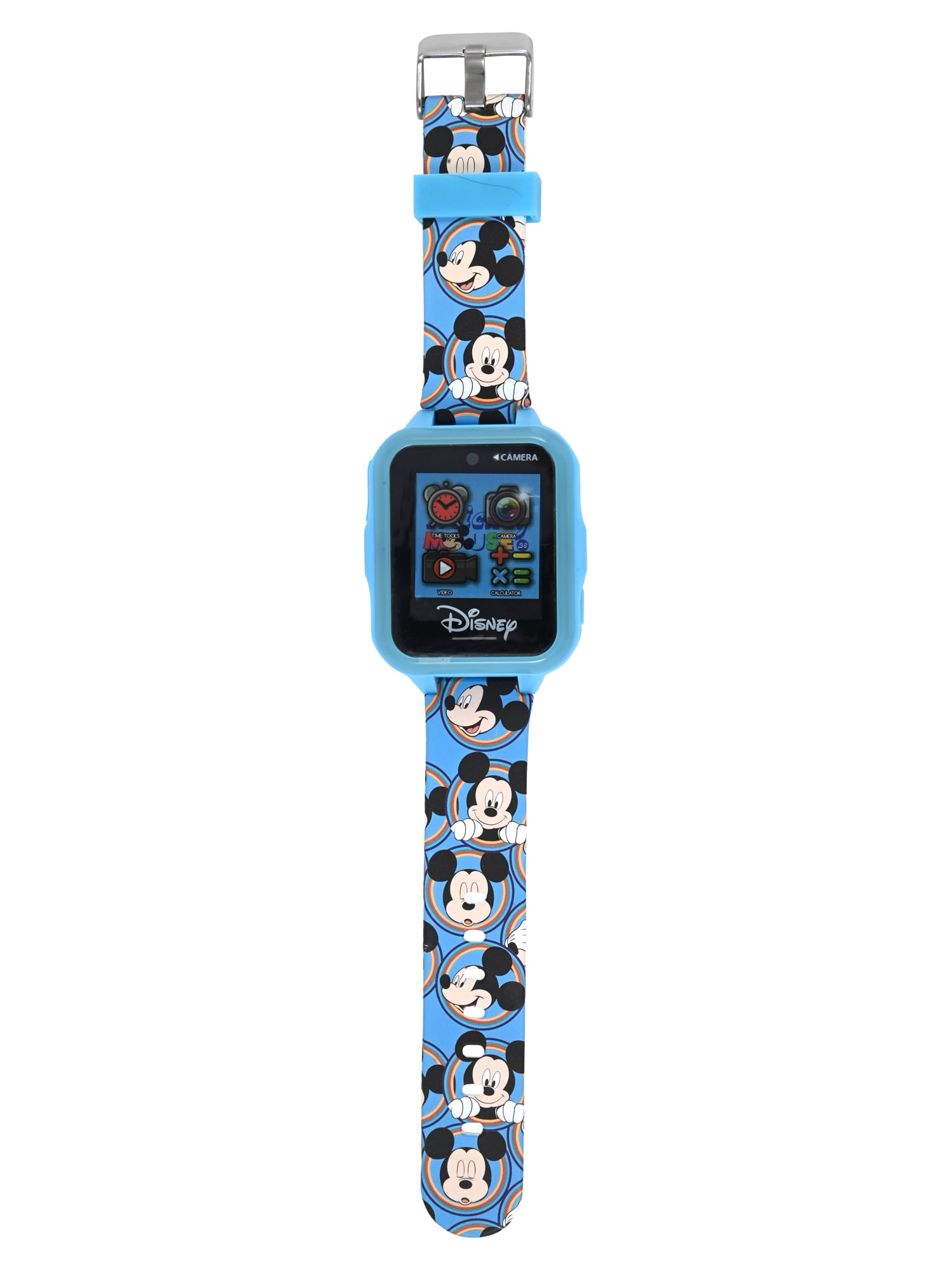 Disney Mickey Mouse iTime Unisex Child Smart Watch with Silicone Strap and Blue Case 42mm - Image 2