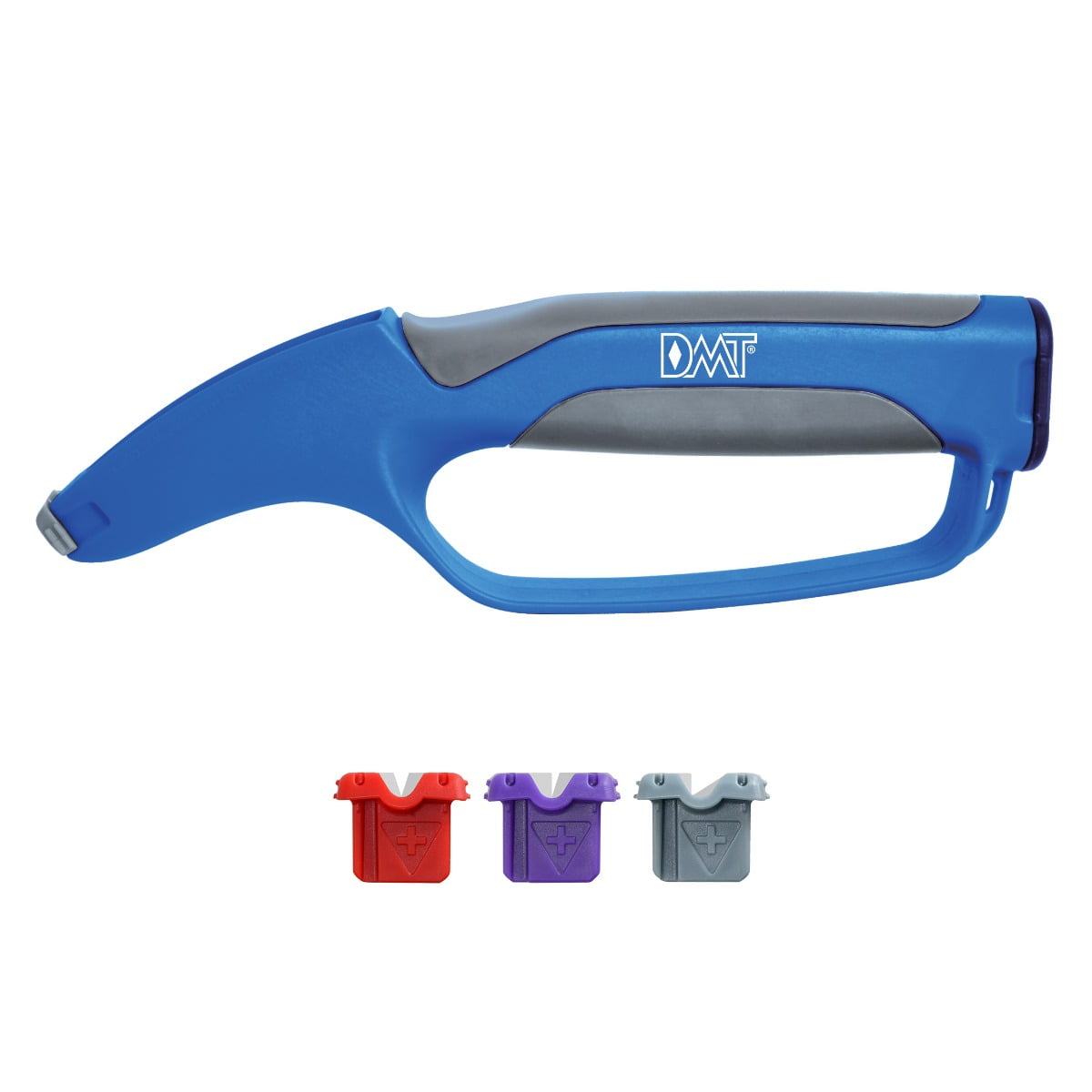 DMT XchangeSharp Sharpener, Three Cartridges Sharpens Straight Blade Knives / Serrated Knives / Shears / All-In One / Cartridges Store In Handle