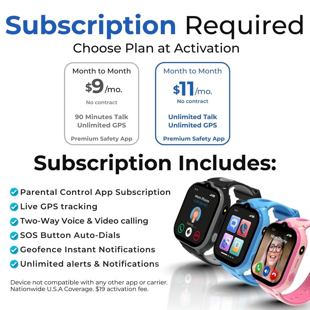 EmojiKidz 2026 GPS Smartwatch for Kids with 4G Calling & Texting, Camera, School Mode, SOS Alerts – Safe Phone Watch & Tracker - Image 4