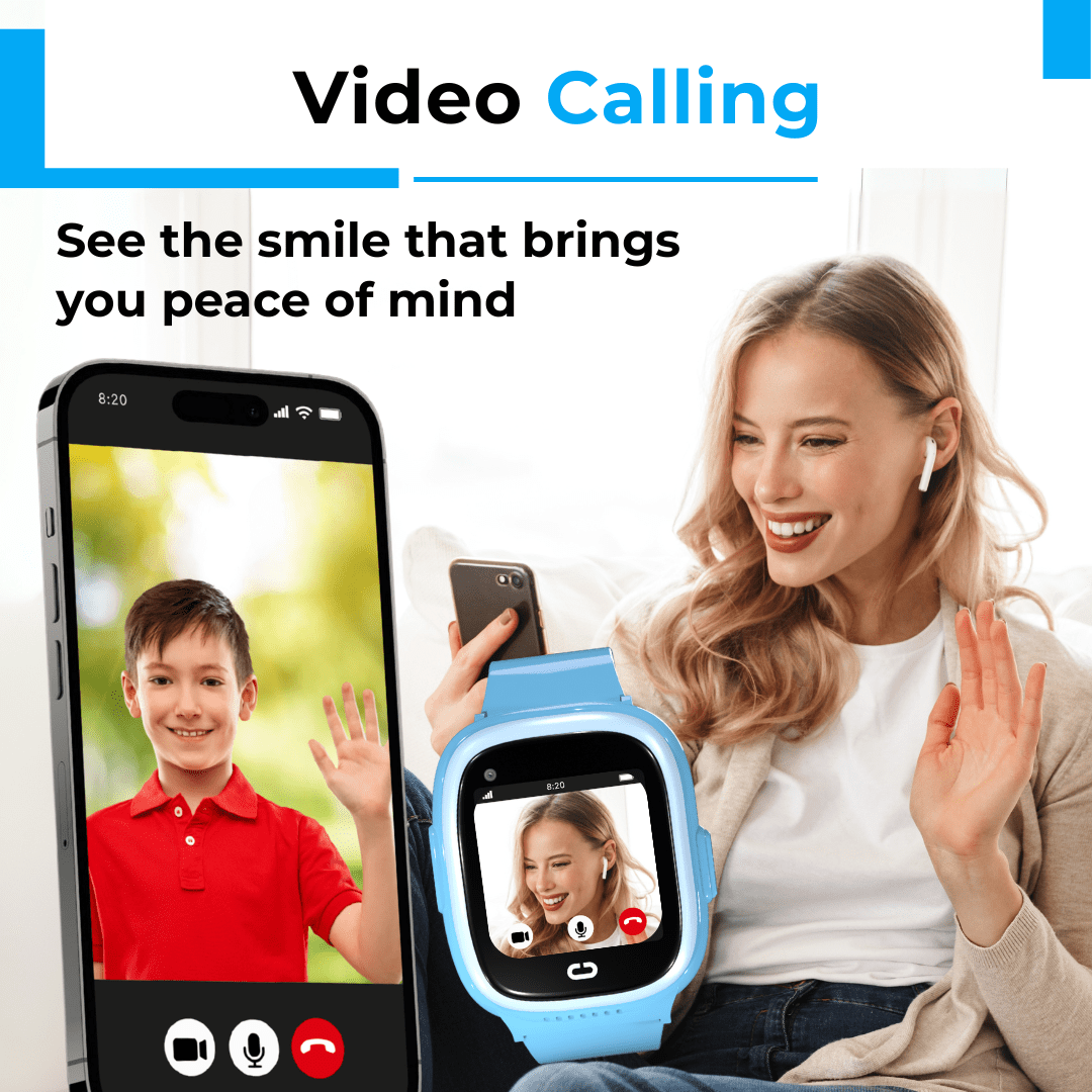 EmojiKidz Kids Smartwatch with GPS, Parental Controls, Calls & Texts, SOS, Smart Watch for Kids, Blocked Unknown Callers, (Blue) - Image 5