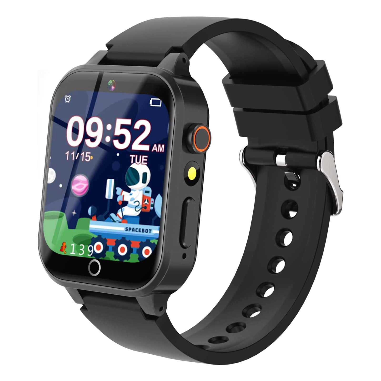 EWSFHUI Kids Games Watch, with 26 Puzzle Games, Touch Screen, HD Camera, Alarm Clock, Toys for Ages 4-12 Years Old.Birthday Gift for Boys Girls (Black)