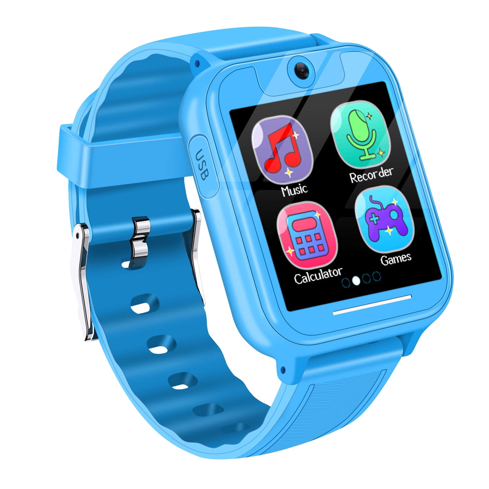 EWSFHUI Kids Smart Watch,Birthday Gift Toys for Boys Girls Age 4 5 6 7 8 9 10 11 12, Kids Watch with 1.54" HD Screen Camera Music Player Alarm Clock 12/24 hr