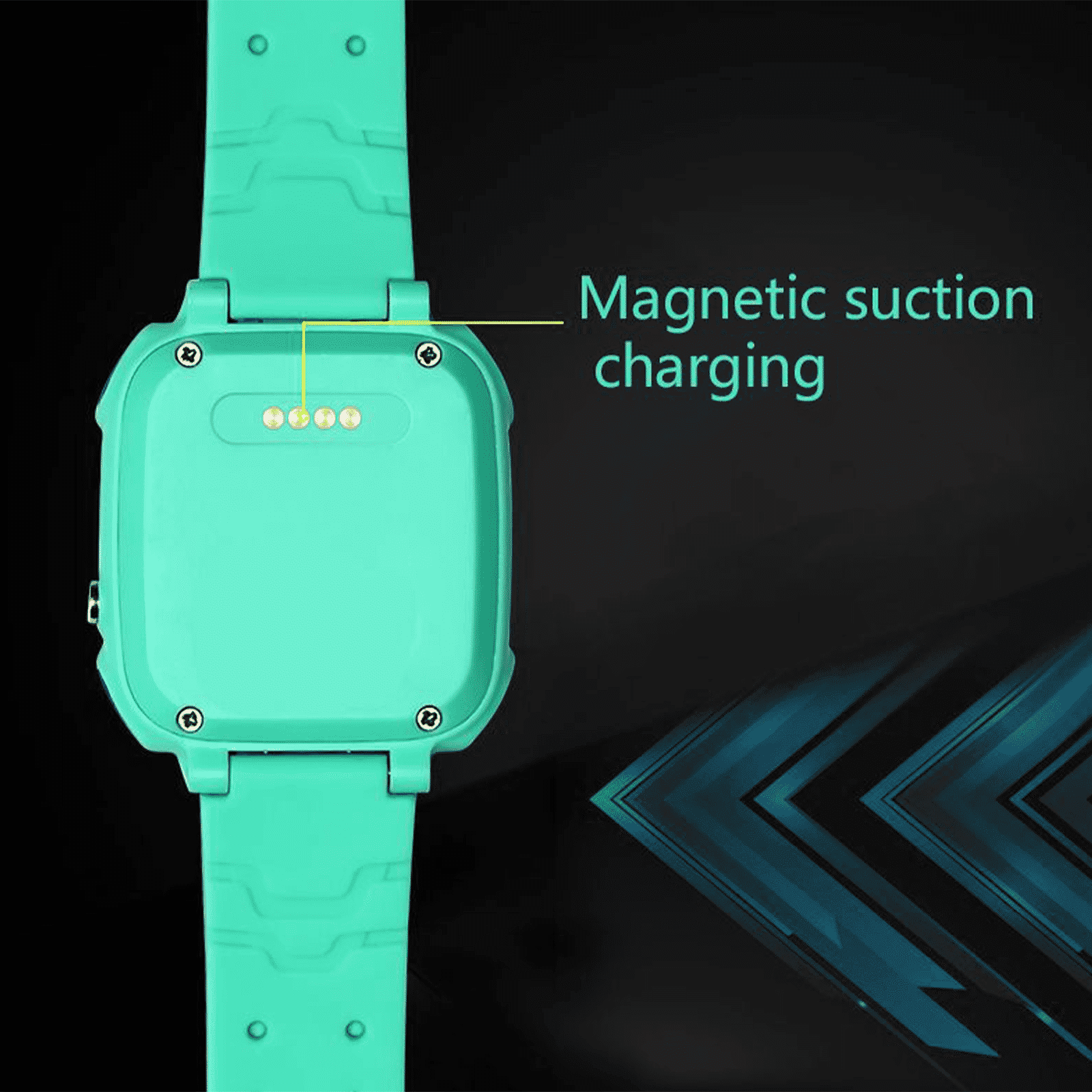 GJX Kids Watch Clear Stable Call Smart Watch for Kids Waterproof Big Battery Kids Smart Watches Girls Pink - Image 3
