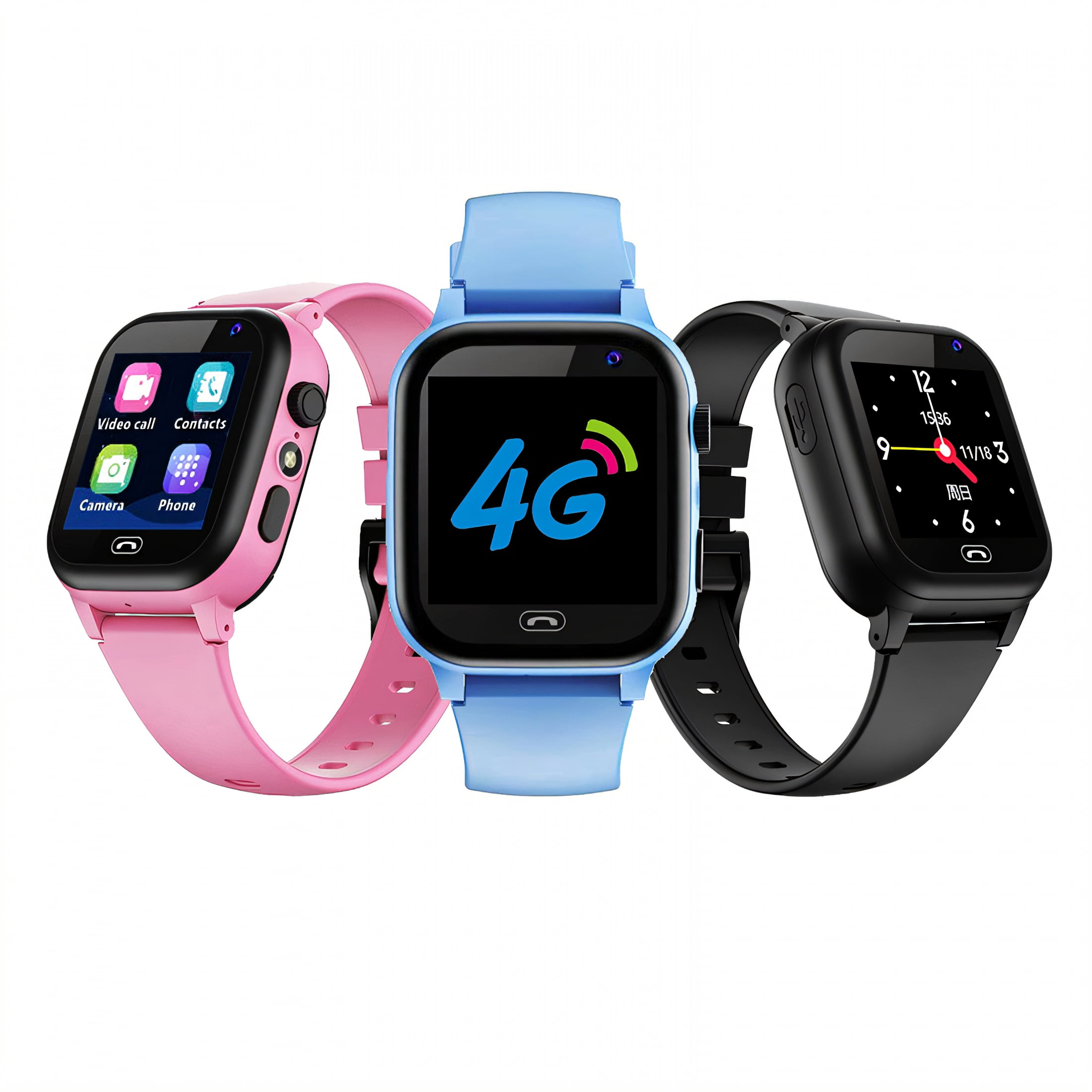 GJX Smart Watch for Kids,Power Saving Kids Smart Watch,High-Performance Battery Watches for Kids,Black - Image 3