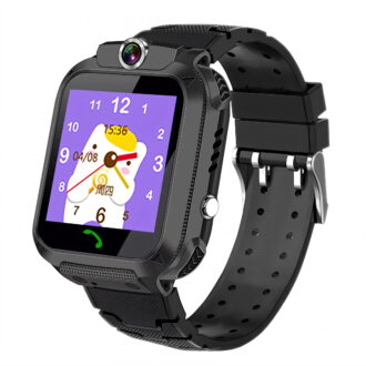 GJX Smart Watch for Kids,Power Saving Kids Smart Watch,High-Performance Battery Watches for Kids,Black