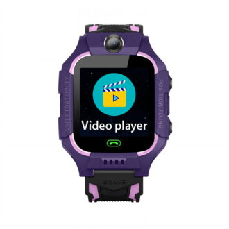 GJX Smart Watch for Kids,Voice Chat Kids Smart Watch,Soft Strap Watches for Kids,Purple