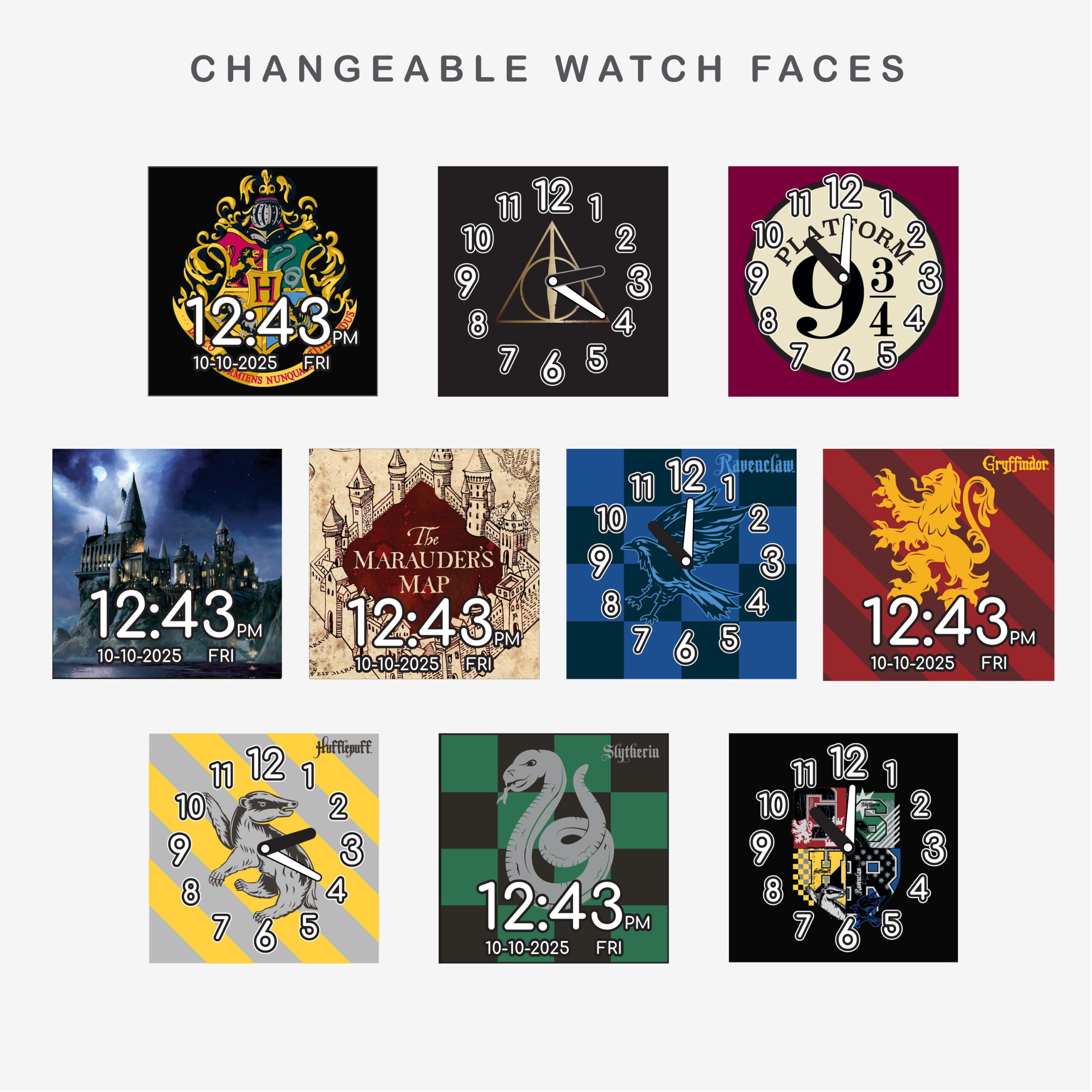 Harry Potter iTime Unisex Child Interactive Smartwatch 40mm (HP4107WMC) - Image 2