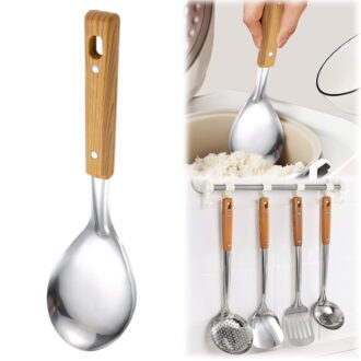 Heavy Duty Cooking Utensils Professional Kitchen Tools - Heavy Duty Spoons Utensils For Home Cooking And Restaurant Use, Durable Cooking Implements Metal 11.02"*2.95"