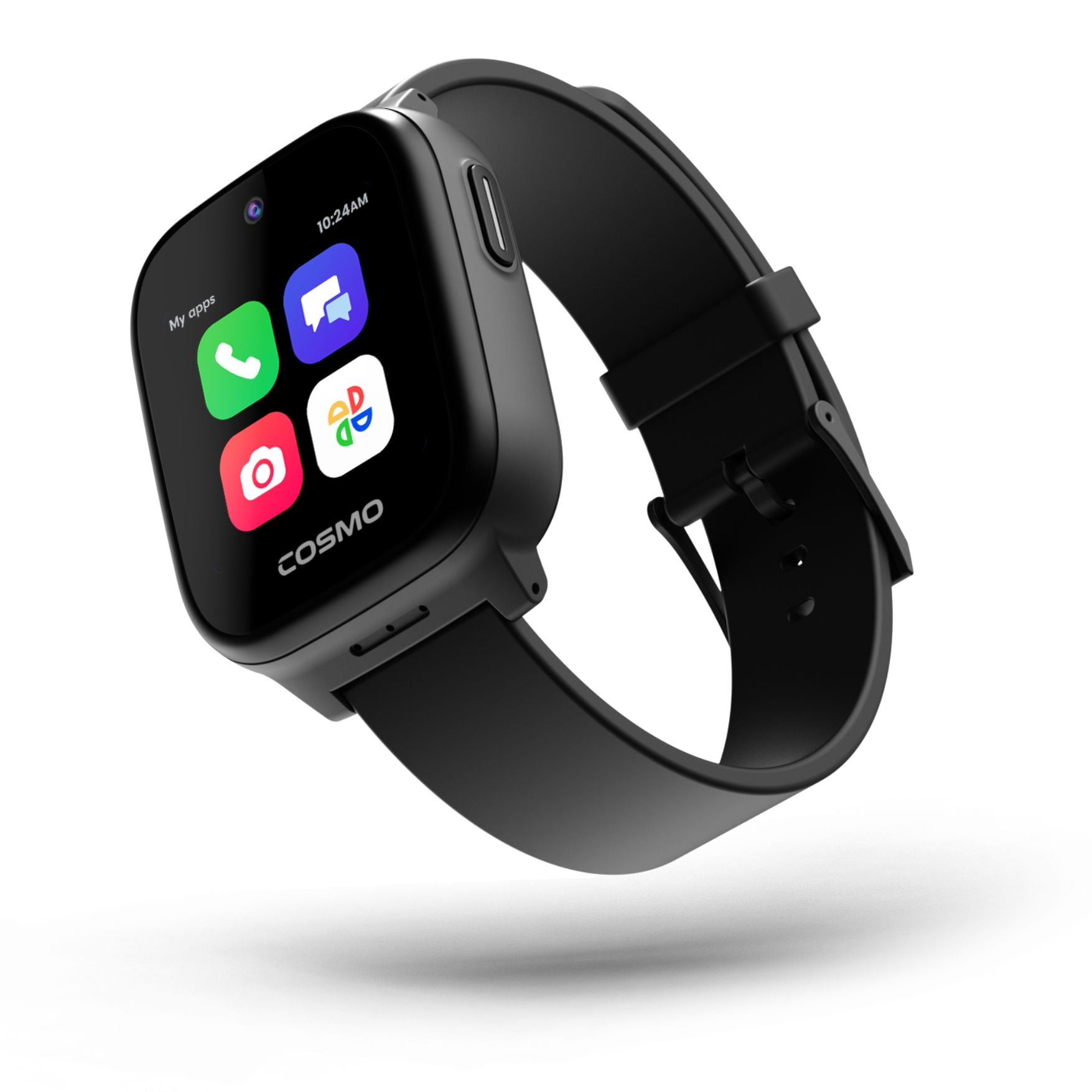 JrTrack 5 Kids Smart Watch by Cosmo | Best Kid-Safe Phone Watch | Precision Real-Time GPS Tracking | Call, Text, Activity, School Settings | Spotify Music | Parental Controls | SOS & Safety Alerts - Image 3