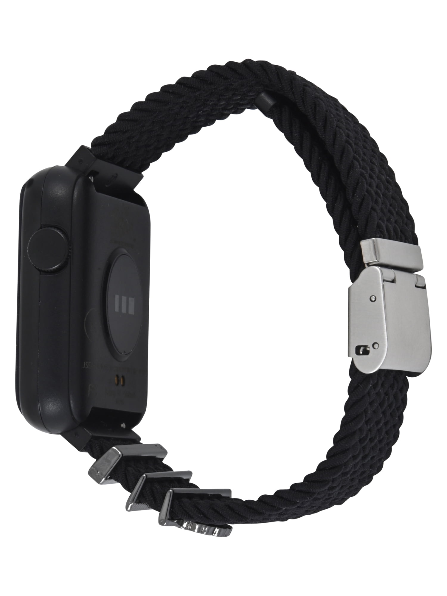 Justice iTime Unisex Child Smart Watch with Black Mesh Magnetic Strap and Black Case 42mm - Image 2